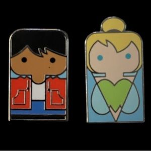 Set of 2 Disney 100 mystery pins- Tinkerbell and Miguel